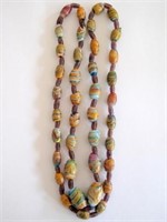 Long string Venetian glass beads