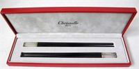 Christofle Paris boxed pairs of chopsticks
