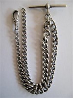 Sterling silver hallmarked fob chain