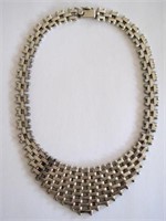 Mexican sterling silver collar necklace