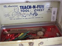 Vintage Toy Tool Chest