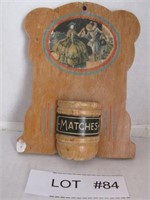 Vintage Kitchen Match Holder