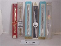 6 Vintage New Old Stock Wristwatch Bands