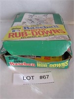 1985 Topps Baseball Rubdown Photos 34 Packages