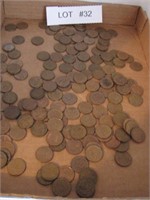 150 Canadian Pennies 1950's to 1970's