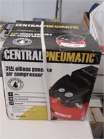 Central Pneumatic Pancake Air Compressor  (New)