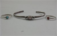 NA Sterling Silver Baby Bracelet & Rings