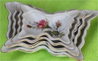 Porcelain Butterfly Nesting Plates