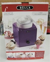 Bella 1.5 Quart Ice Cream Maker - Powers Up