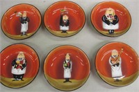 Lot of 6 TRACY FLICKINGER Bowls