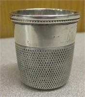 Sterling Silver Thimble "Shot Glass"