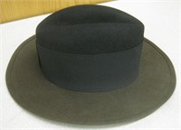 GEORGIO ARMANI 100% Fur Felt Rimmed Hat