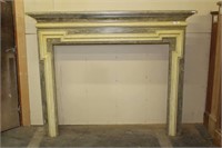 Cambridge Mantel with Faux Marble