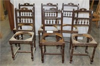 Antique Side Chairs with Nicely