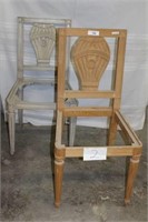 French Side Chairs with Rectangular