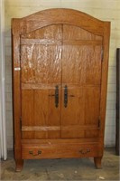 Two Door Armoire with Lower Drawer