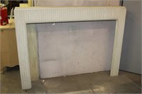 Painted Mantel with Groove Facing Header