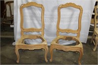 Side Chairs with Hand Carved