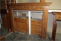 Windsor Mantle with Many Hand Carved
