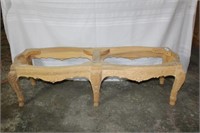 Highly Carved Bench with Six Legs