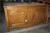 Side Board with Two Large Cabinet Doors