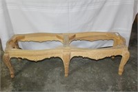 Highly Carved Bench with Six Legs