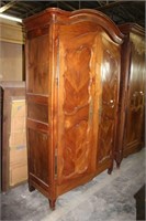 Antique Armoire with Arched Pediment