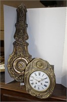 French Grandfather Clock Works in Metal