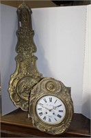 French Grandfather Clock Works in Metal