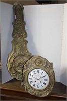 French Grandfather Clock Works in Metal