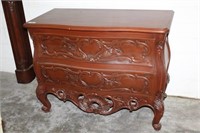 Two Drawer French Bombe Chest