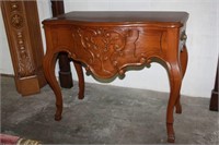 Entry Table with Coved Serpentine Top