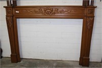 Louis XVI Mantle in Walnut Finish