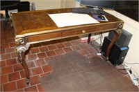 French Executive Office Desk with Parquet