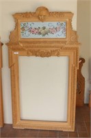 Ornately Carve Frame with Header with