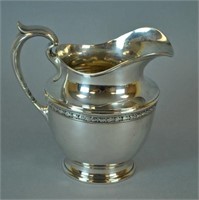 GORHAM STERLING FOOTED WATER PITCHER