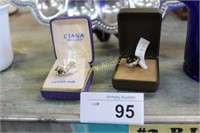 CHOICE OF STERLING RINGS - (2)