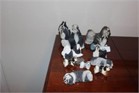 Selection of shih tzu Figurines