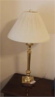 Brass Coated Candlestick Lamp