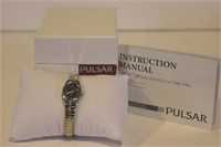 Pulsar Ladies Stretch Band Watch with Original Box