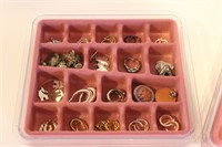 Selection of Pierced Earrings in Tray