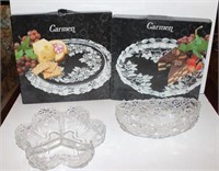 Mikasa "Carmen" Platter, Divided Bowl, Cake