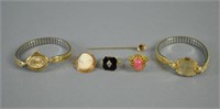 (6) PIECE GOLD JEWELRY GROUP