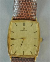 GENTS OMEGA GOLD CASE WATCH