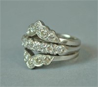 GOLD & PLATINUM DIAMOND WEDDING RING