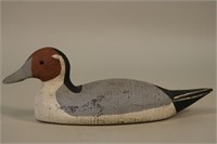 Pintail Drake Duck Decoy By Victor, Solid Body