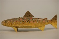 9.75" Brown Trout Fish Spearing Decoy by Macatawa