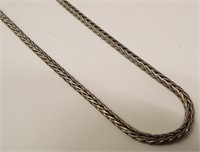 Sterling Silver Rope Necklace