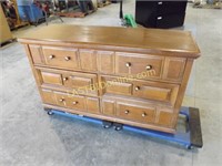 WOODEN 6 DRAWER DRESSER witH LAMINATE TOP