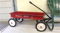 Sears Red pull type wagon